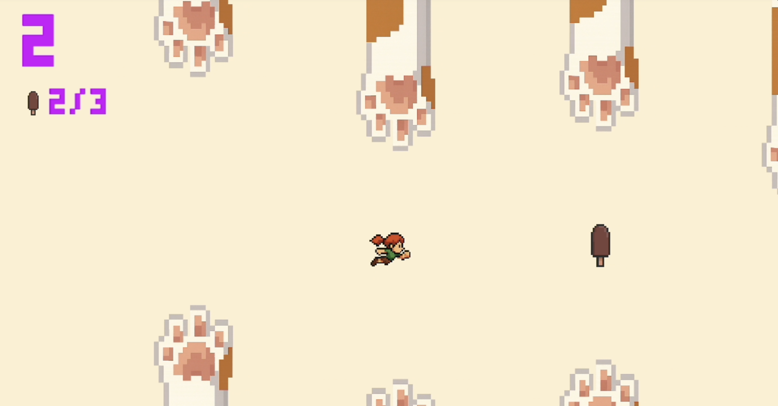 Flappy Bab Unity game screenshot with pixel art obstacles